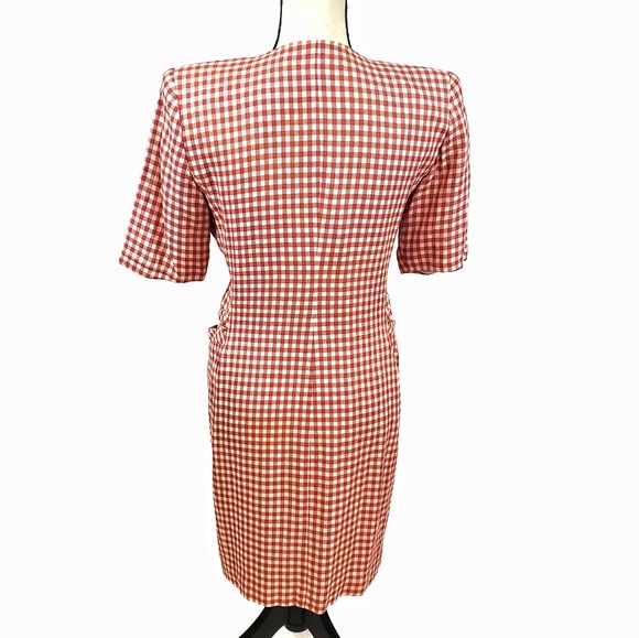 Vintage Barami Dress Checkered - Picture 4 of 4